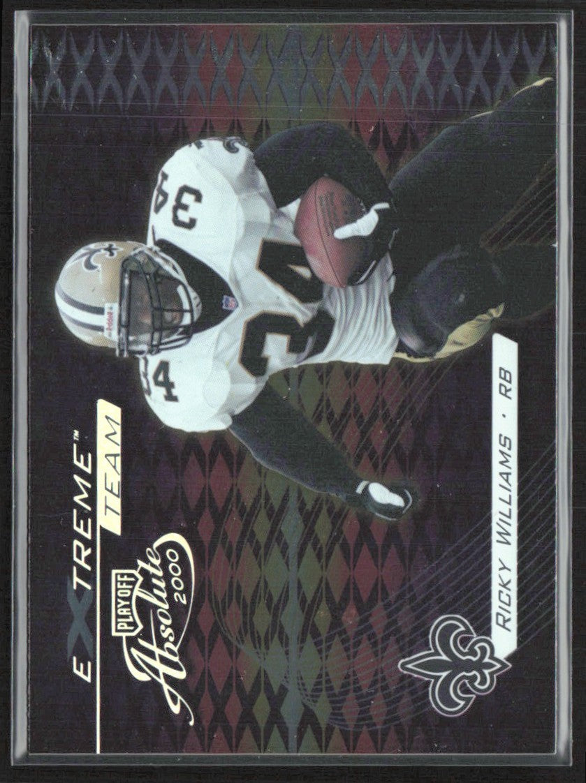 Ricky Williams 2000 Playoff Absolute Extreme Team #XT-11 New Orleans Saints