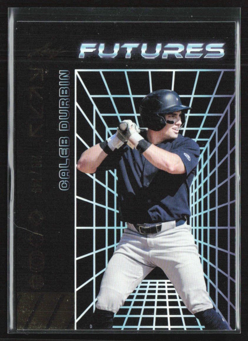 Caleb Durbin 2024 Leaf Futures Gold /249 #27 New York Yankees