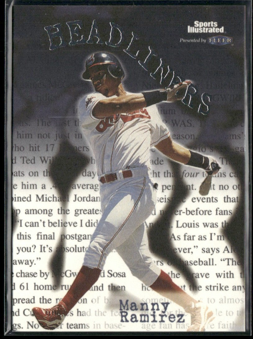 Manny Ramirez 1999 Fleer Sports Illustrated Headliners #10 Cleveland Indians