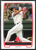 Xander Bogaerts 2012 Bowman Prospects #BP105 Boston Red Sox