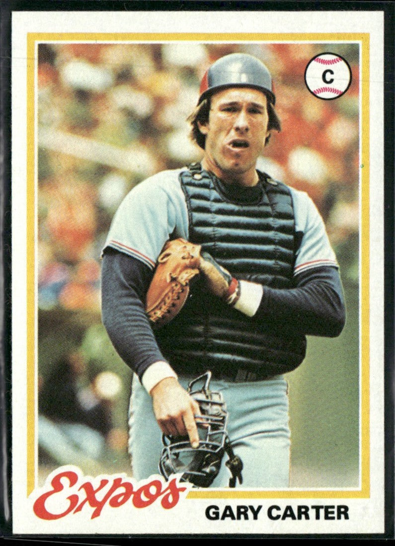Gary Carter 1978 Topps #120 Montreal Expos