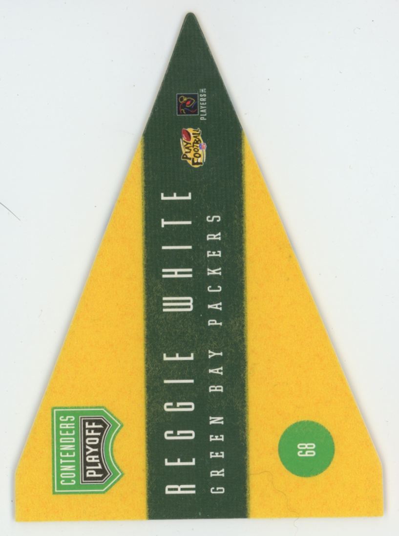 Reggie White 1996 Playoff Contenders Pennants #68 Green Bay Packers