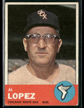 Al Lopez 1963 Topps #458 Chicago White Sox