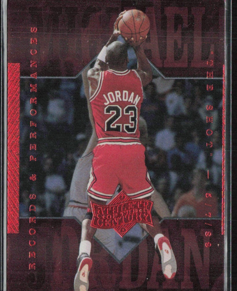 Michael Jordan 1999 Upper Deck Athlete of the Century #14 Chicago Bulls
