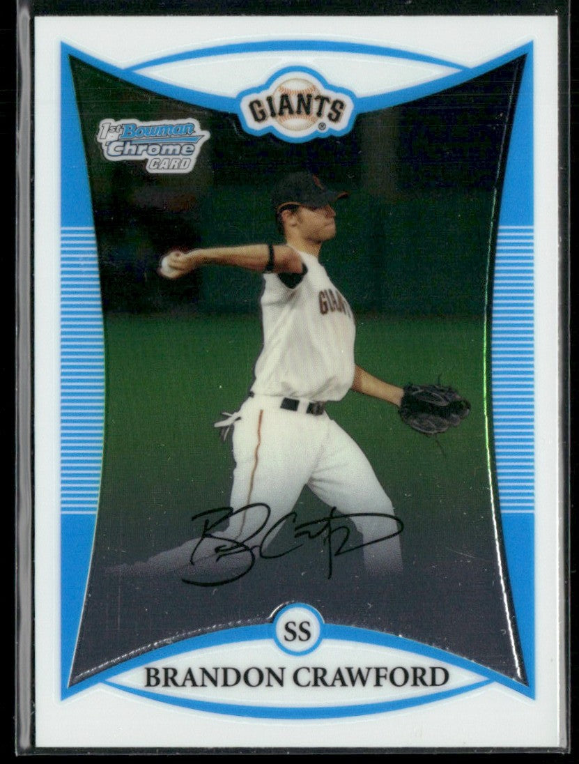 Brandon Crawford 2008 Bowman Draft Picks & Prospects Chrome 1st #BDPP41