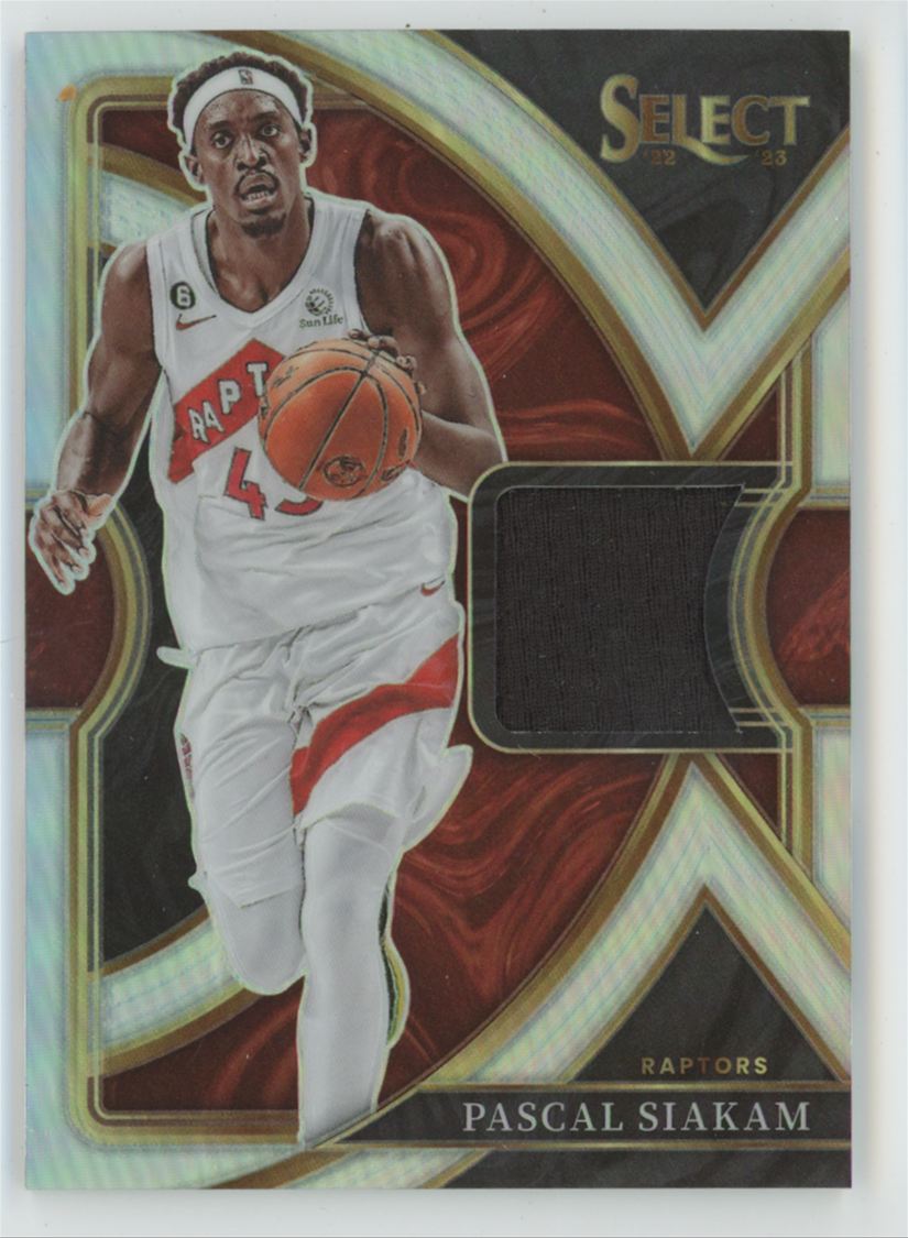 Pascal Siakam 2022 Panini Select Selective Swatches #SS-PS Toronto Raptors