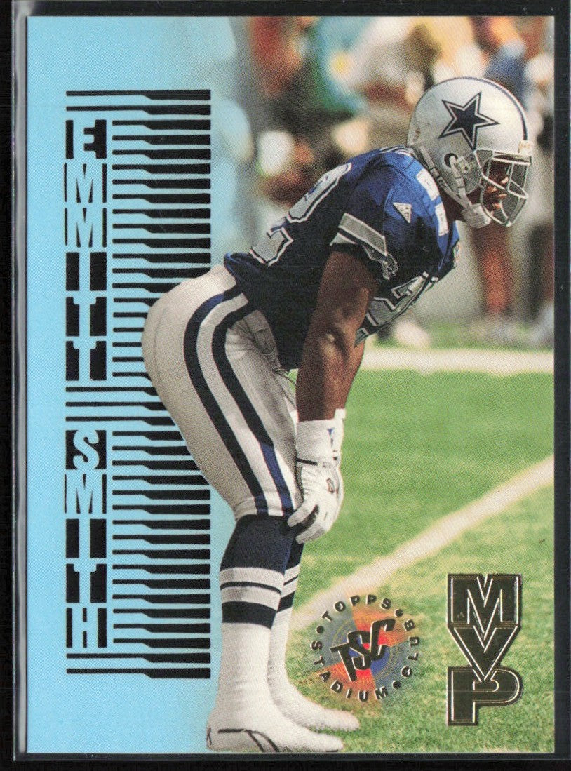 Emmitt Smith 1995 Topps Stadium Club #MVP7 Dallas Cowboys