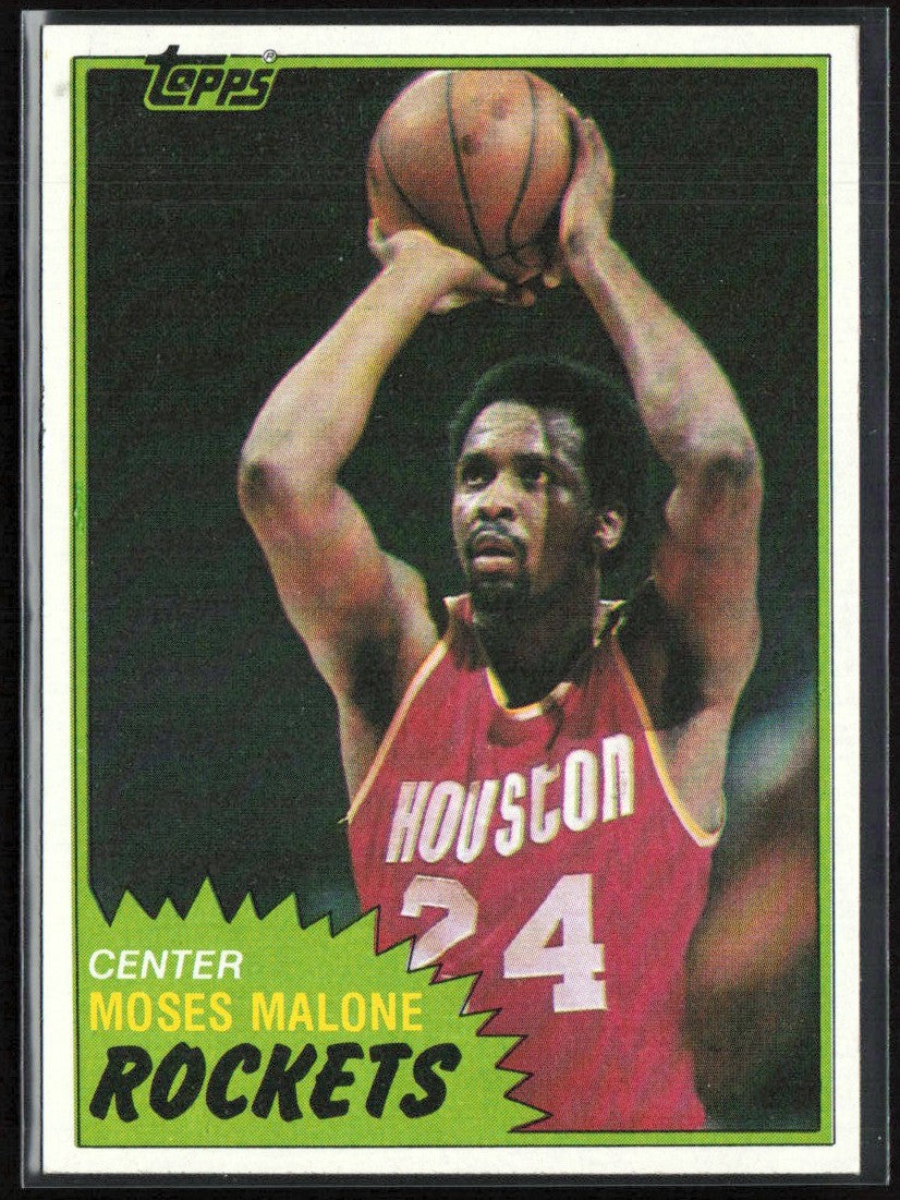 Moses Malone 1981 Topps #14 Houston Rockets