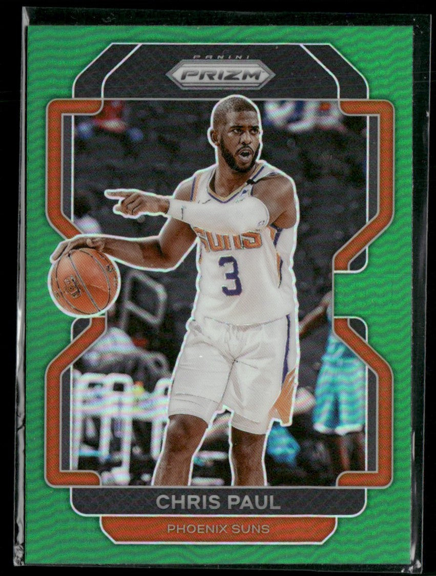 Chris Paul 2021 Panini Prizm Green #89 Phoenix Suns