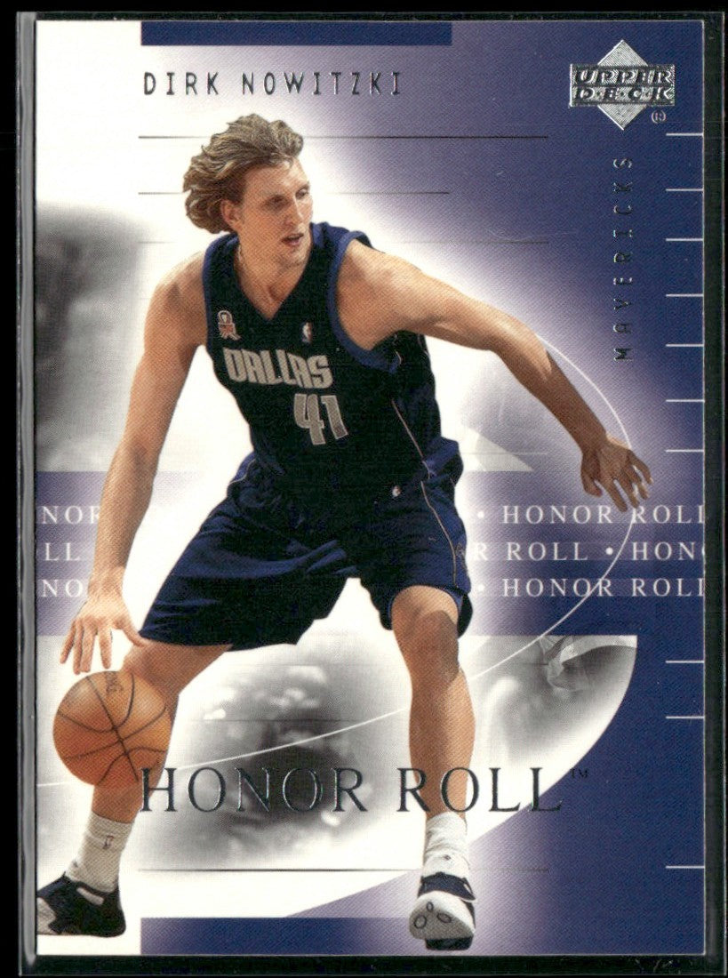 Dirk Nowitzki 2001 Upper Deck Honor Roll #16 Dallas Mavericks