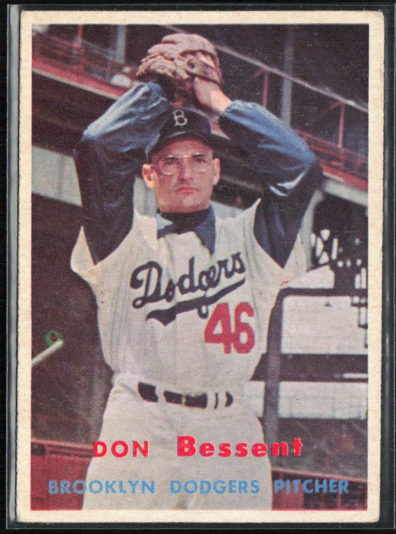 Don Bessent 1957 Topps #178 Brooklyn Dodgers