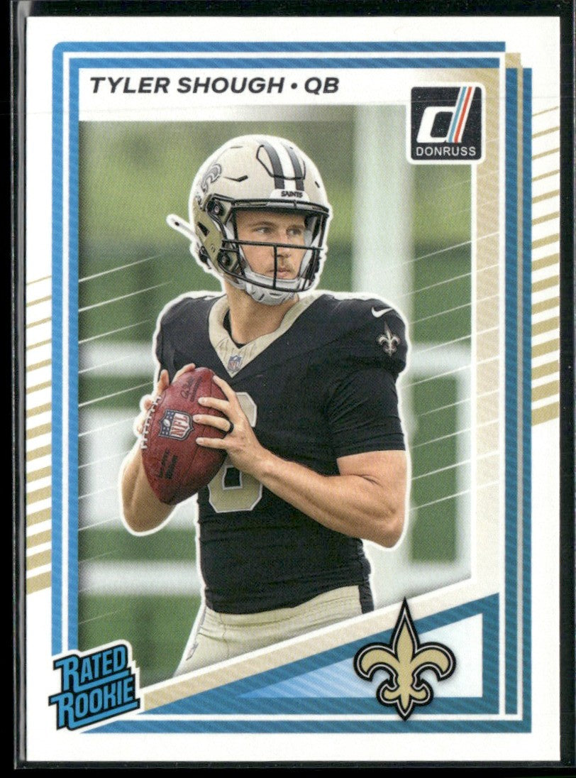 Tyler Shough 2025 Panini Donruss RC #304 New Orleans Saints