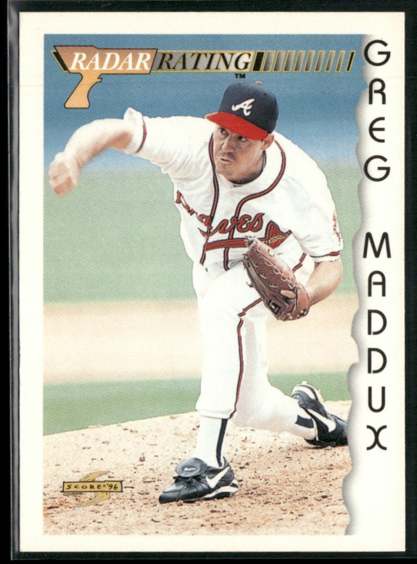Greg Maddux 1995 Score Radar Rating #194 Atlanta Braves