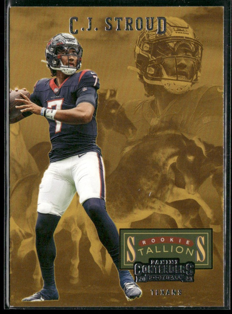 C.J. Stroud 2023 Panini Contenders Rookie Stallions RC #6 Houston Texans