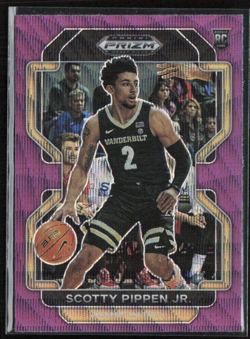 Scotty Pippen Jr. 2022 Panini Prizm Draft Picks Purple Wave RC #99