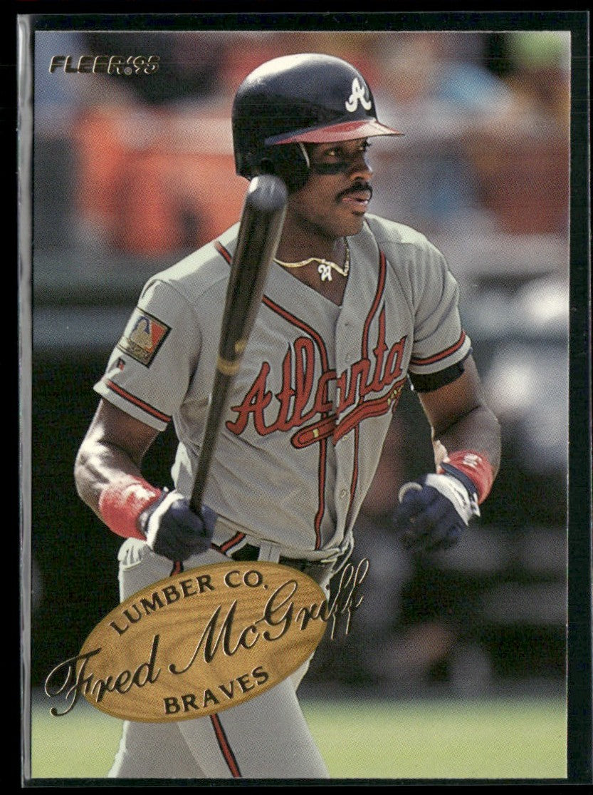Fred McGriff 1995 Fleer Lumber Co. #7 Atlanta Braves