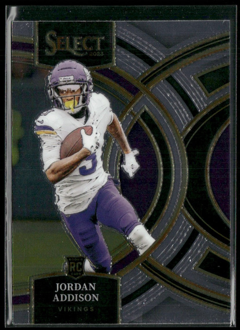 Jordan Addison 2023 Panini Select Premier RC #194 Minnesota Vikings