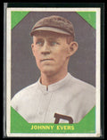 Johnny Evers 1960 Fleer Baseball Greats #57 Chicago Cubs