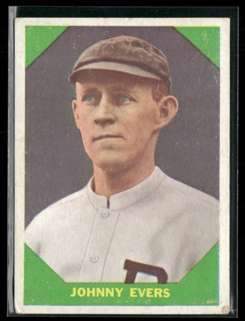 Johnny Evers 1960 Fleer Baseball Greats #57 Chicago Cubs