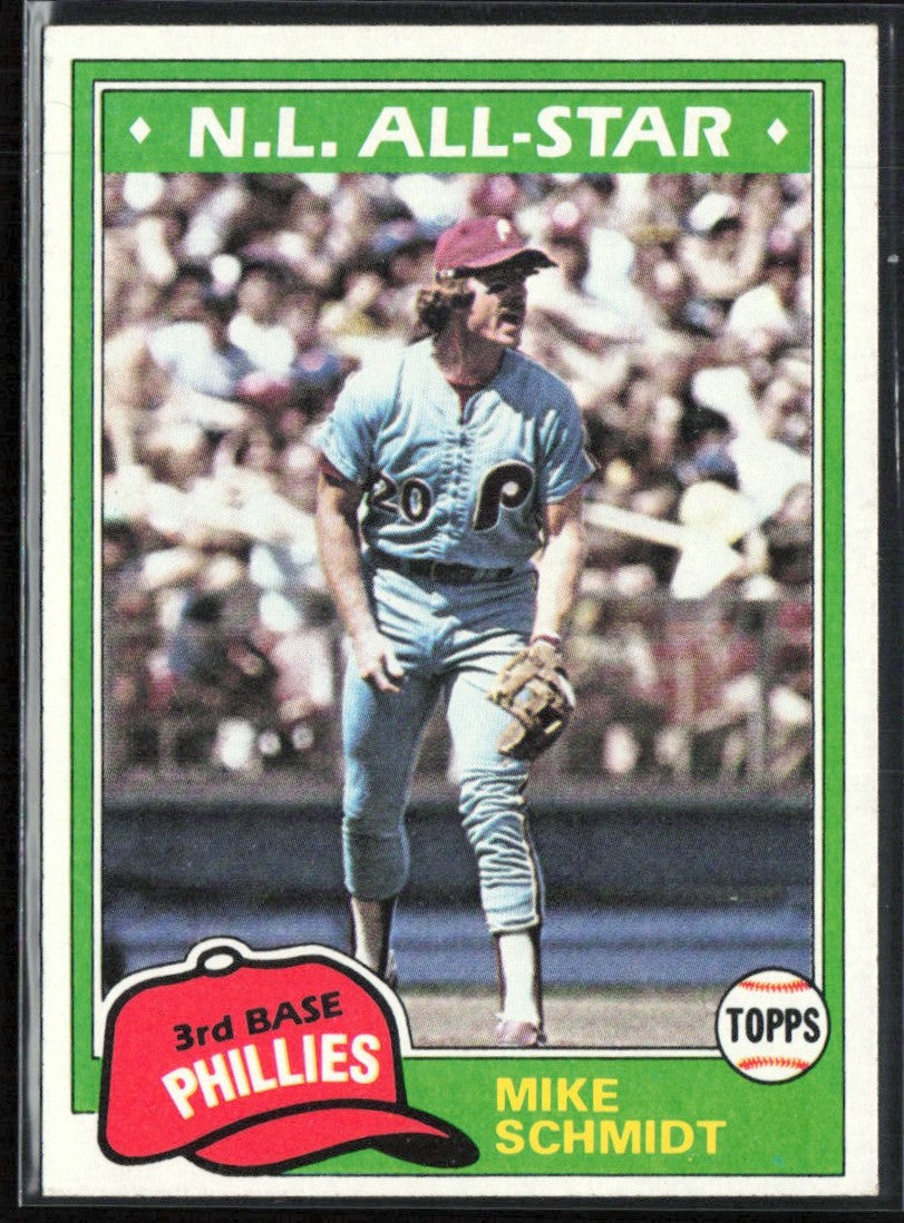 Mike Schmidt 1981 Topps #540 Philadelphia Phillies