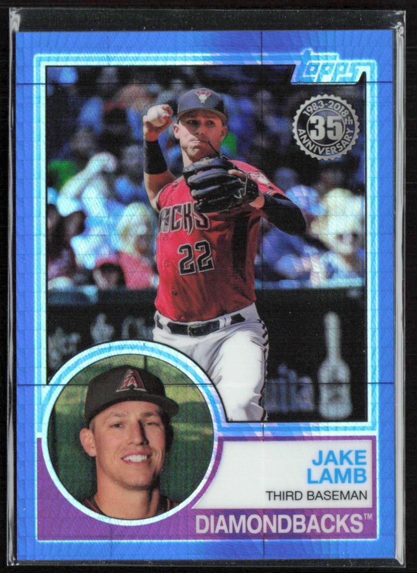 Jake Lamb 2018 Topps Update Silver Pack Blue /150 #118 Arizona Diamondbacks