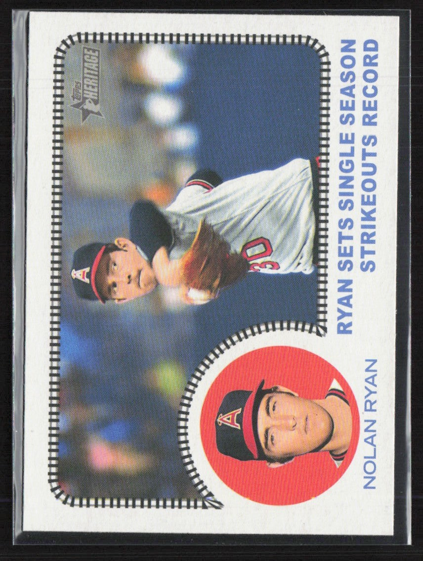 Nolan Ryan 2022 Topps Heritage All Aboard! #AA3 Houston Astros