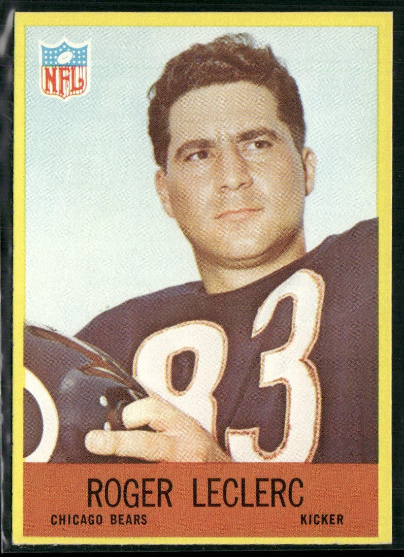 Roger Leclerc 1967 Philadelphia #31 Chicago Bears