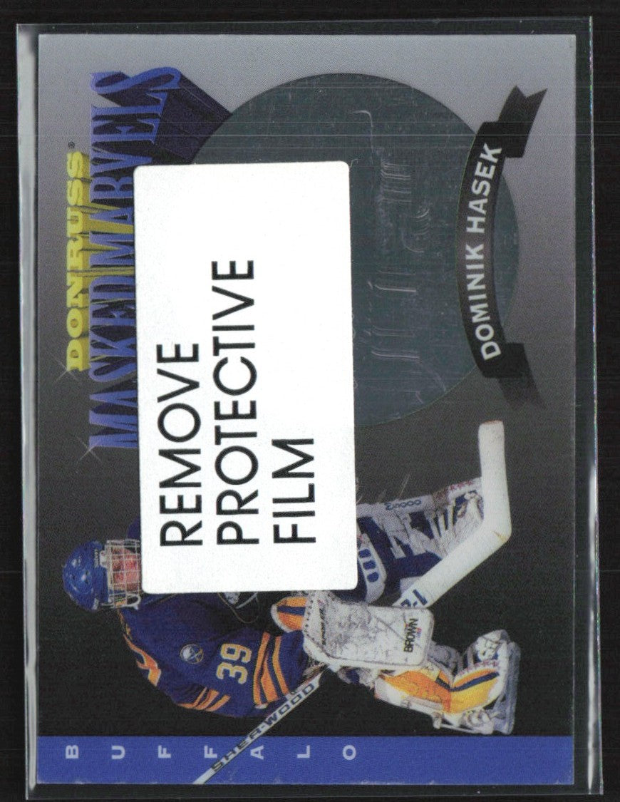 Dominik Hasek 1994 Donruss Masked Marvels #3 Buffalo Sabres