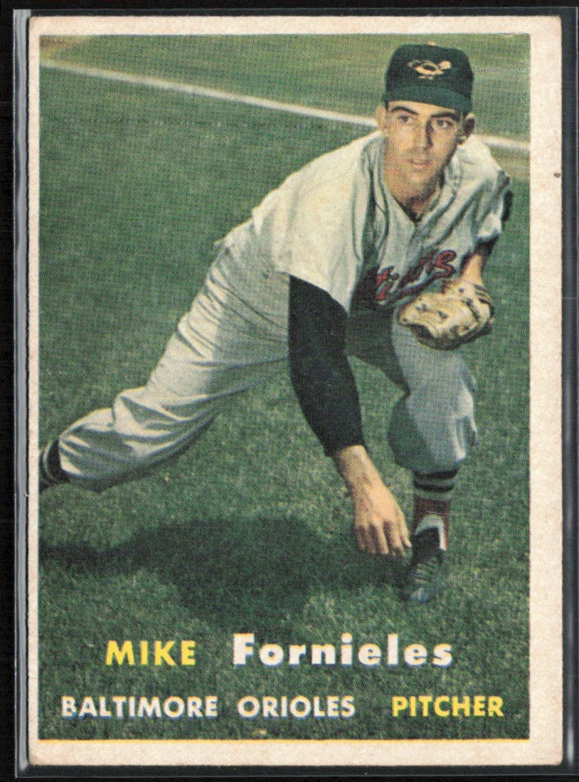 Mike Fornieles 1957 Topps #116 Baltimore Orioles