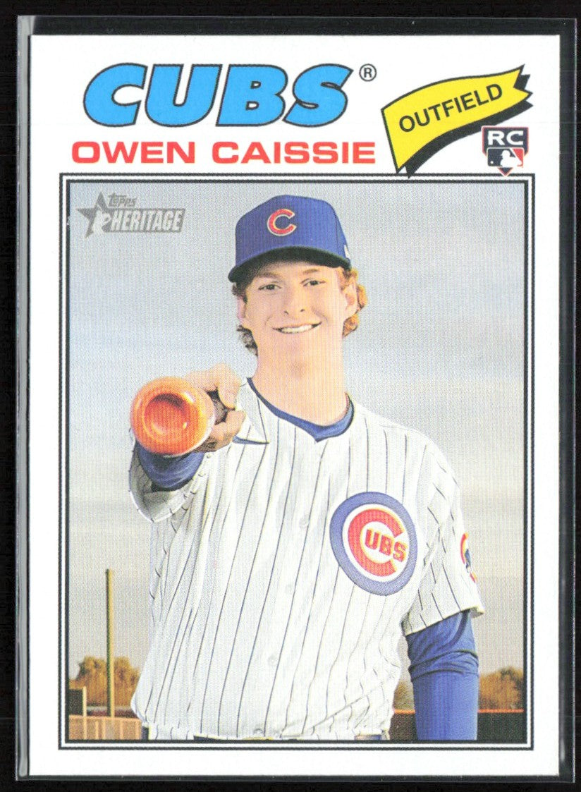 Owen Caissie 2026 Topps Heritage RC #88 Chicago Cubs