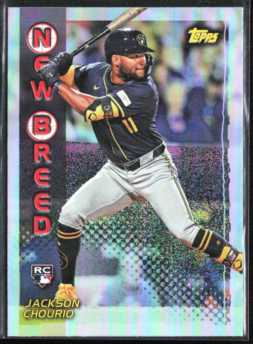 Jackson Chourio 2024 Topps Archives 1999 New Breed RC #99NB-12 Milwaukee Brewers
