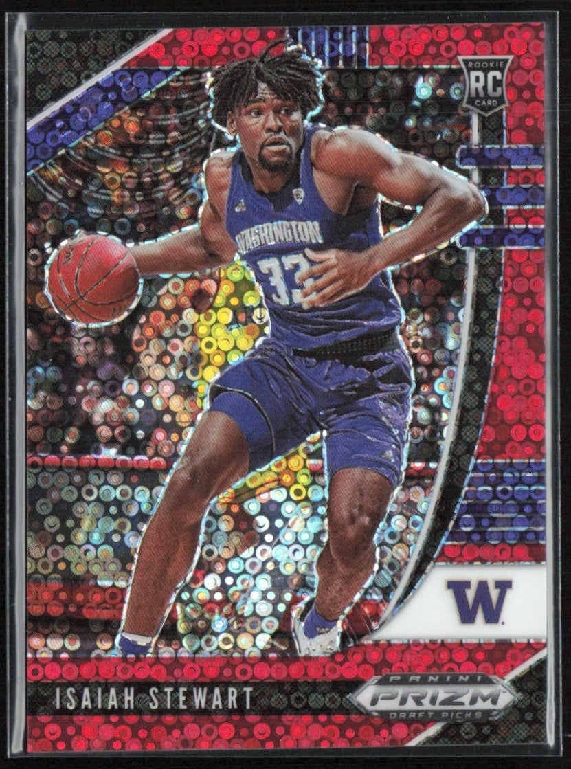 Isaiah Stewart 2020 Panini Prizm Draft Picks Fast Break Red RC /125 #66