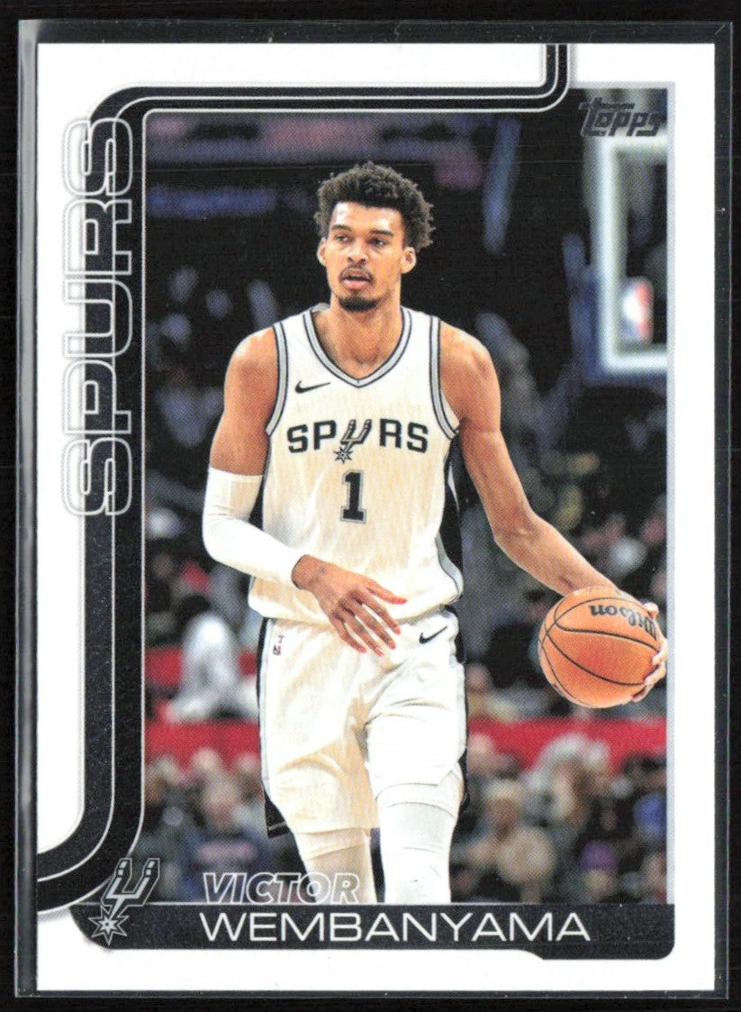 Victor Wembanyama 2025 Topps #195 San Antonio Spurs
