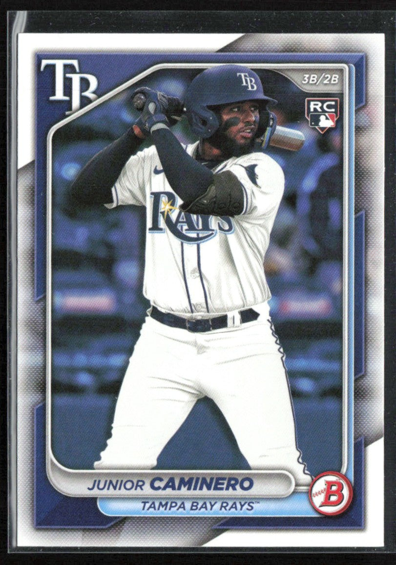 Junior Caminero 2024 Bowman RC #20 Tampa Bay Rays