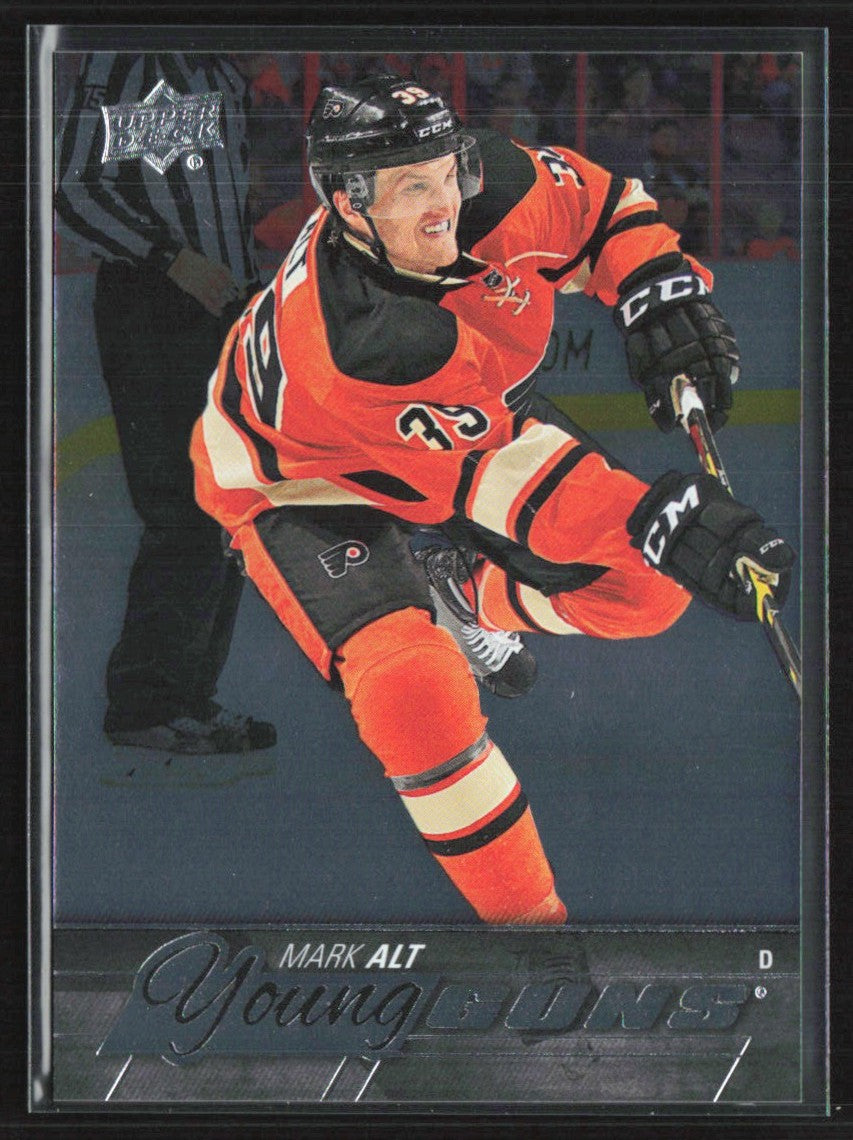 Mark Alt 2015 Upper Deck Young Guns Silver Foilboard RC #468 Philadelphia Flyers