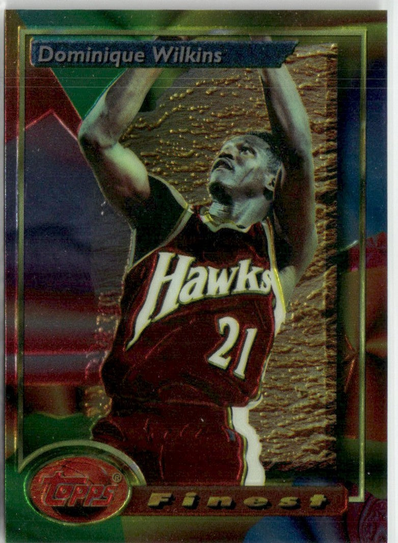 Dominique Wilkins 1993 Topps Finest #163 Atlanta Hawks