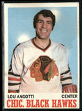 Lou Angotti 1970 Topps #12 Chicago Blackhawks