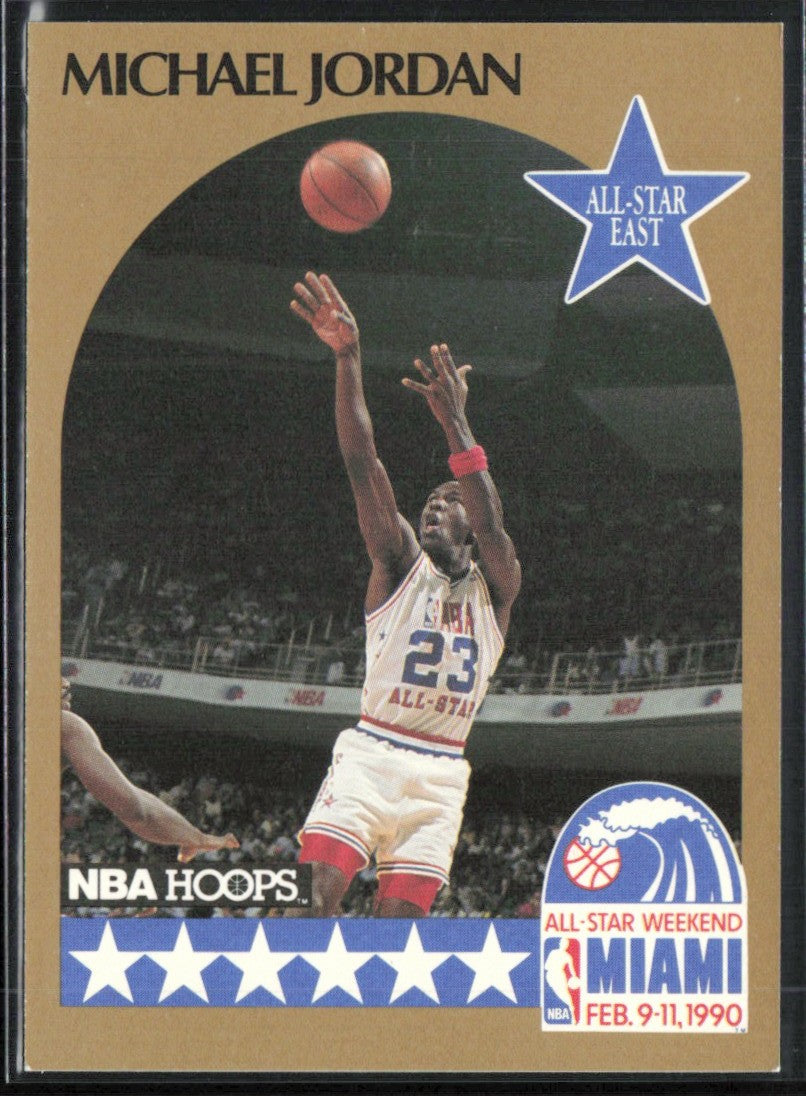 Michael Jordan 1990 NBA Hoops #5 Chicago Bulls