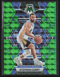 Stephen Curry 2022 Panini Mosaic Green Prizm #92 Golden State Warriors
