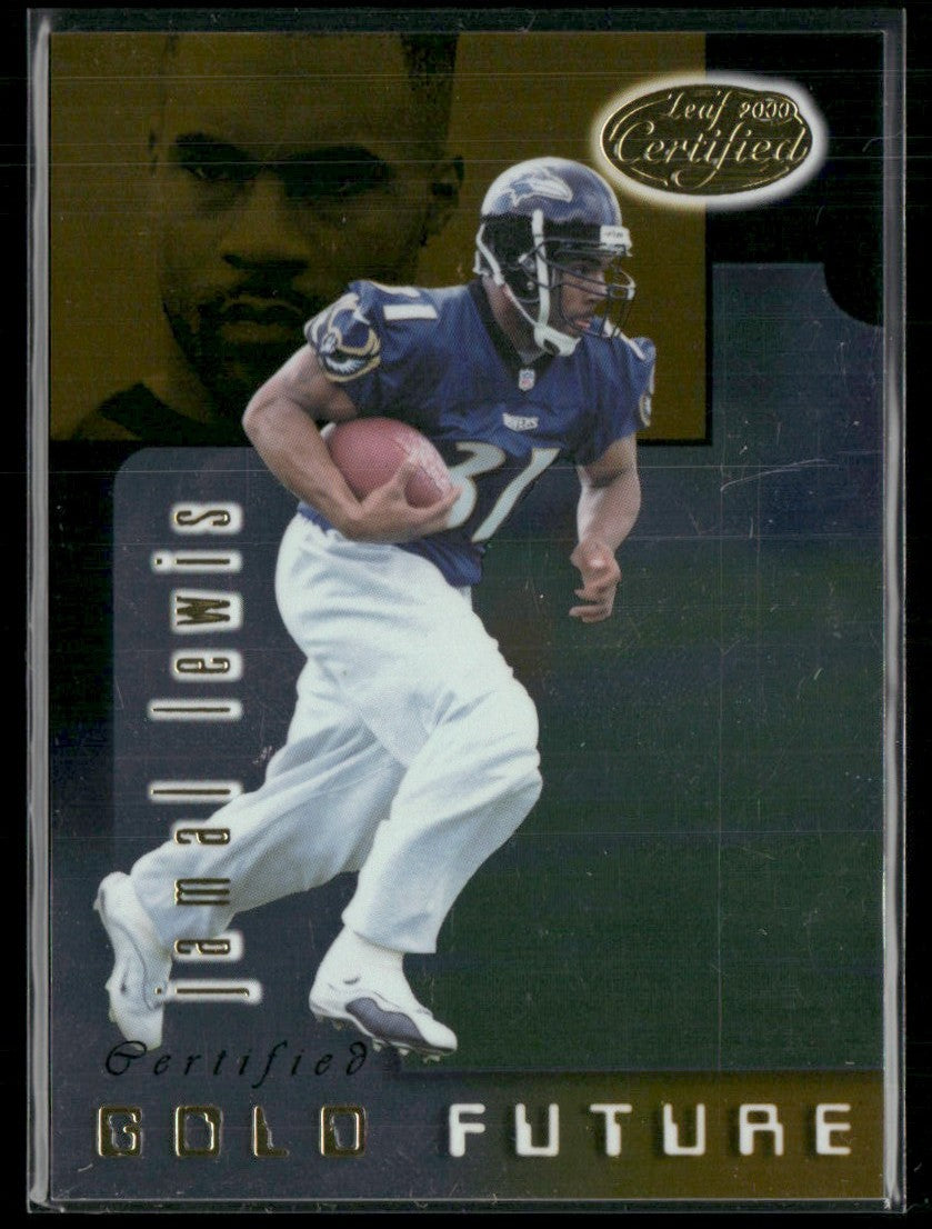 Jamal Lewis 2000 Leaf Certified Gold Future RC #CGF5 Baltimore Ravens