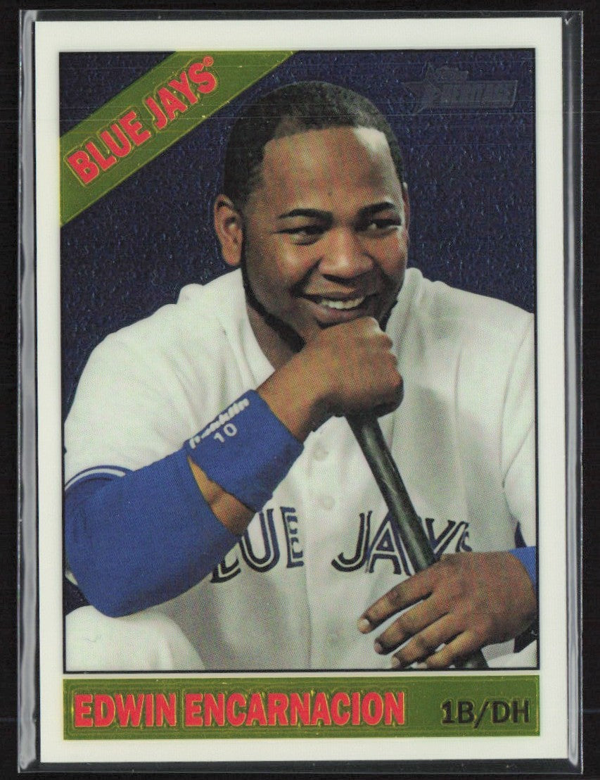 Edwin Encarnacion 2015 Topps Heritage Chrome /999 #THC-487 Toronto Blue Jays