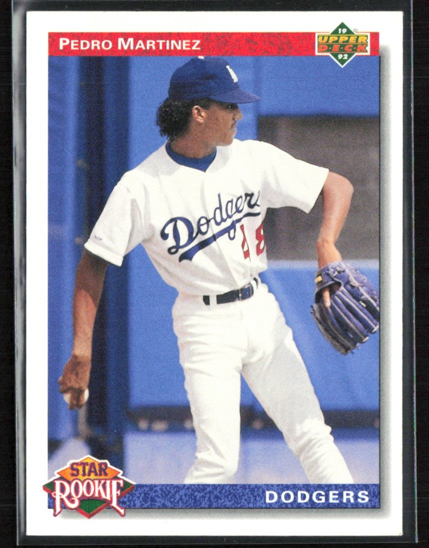 Pedro Martinez 1992 Upper Deck Star Rookie RC #18 Los Angeles Dodgers