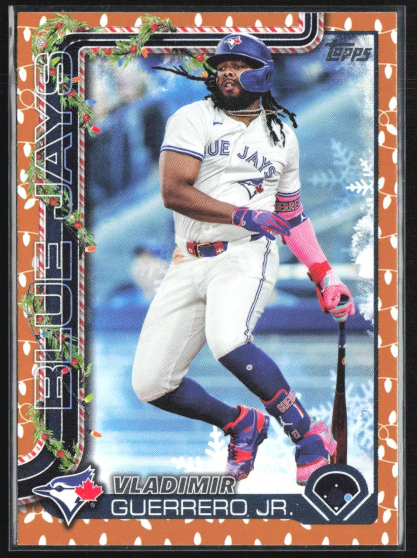 Vladimir Guerrero . 2025 Topps Holiday Gold Holiday Lights #H66 Toronto Jays
