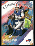 Josh Allen 2025 Panini Rookies & Stars Artistry in Motion #3 Buffalo Bills