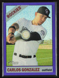 Carlos Gonzalez 2015 Topps Heritage Chrome Purple Refractor #THC-439