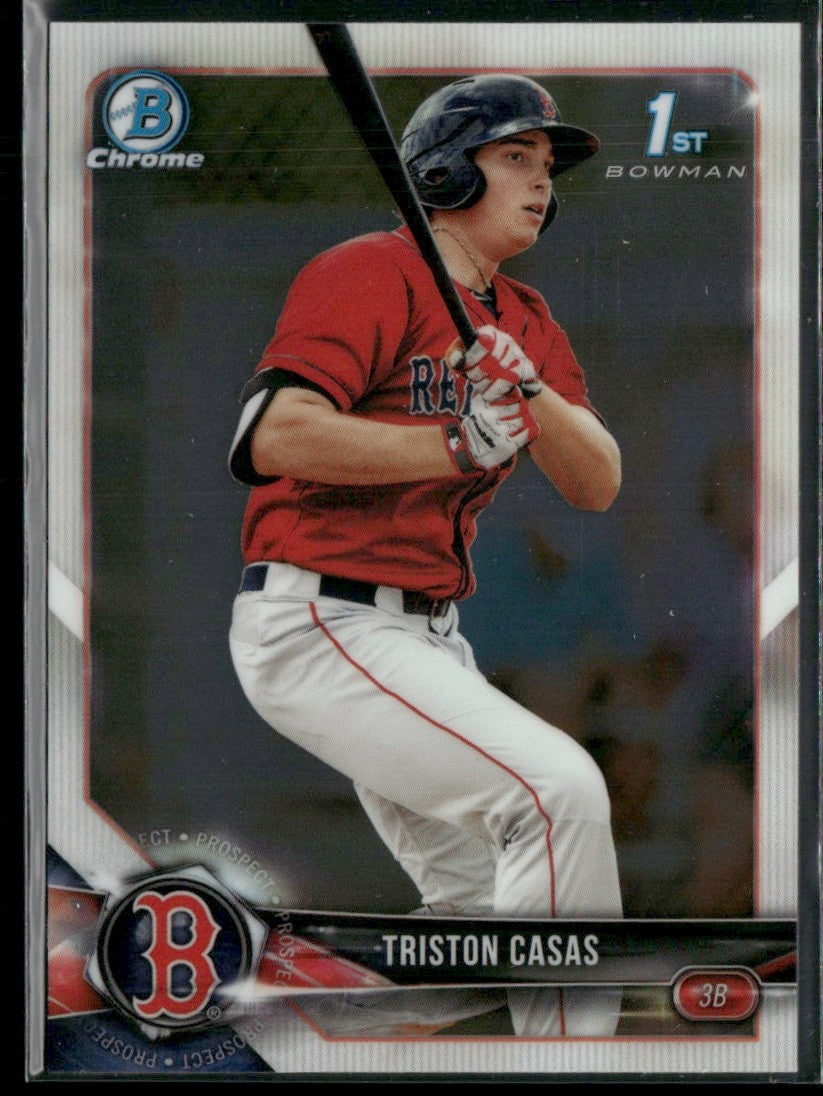 Triston Casas 2018 Bowman Draft Chrome 1st #BDC-171 Boston Red Sox