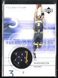 Al Harrington 2001 Upper Deck Flight Team Patterns Jersey #AL Indiana Pacers