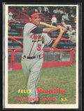 Felix Mantilla 1957 Topps RC #188 Milwaukee Braves