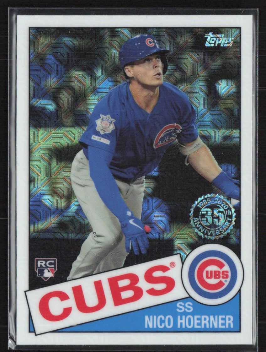 Nico Hoerner 2020 Topps 1985 Chrome Silver Pack RC #85C-6 Chicago Cubs