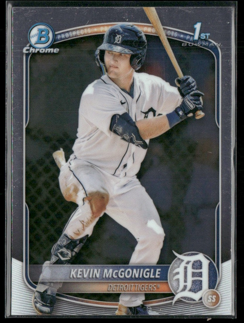 Kevin McGonigle 2025 Bowman Chrome 1st #BCP-79 Detroit Tigers